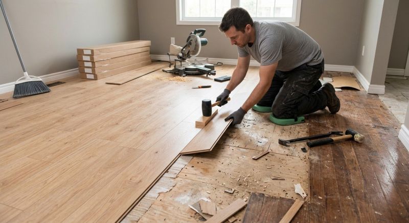 Laminate Floor Replacement in Browns Summit, NC