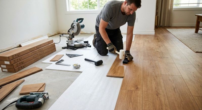 Laminate Floor Replacement in Rockingham County, NC