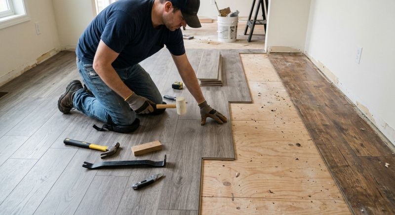 Laminate Floor Replacement in Summerfield, NC