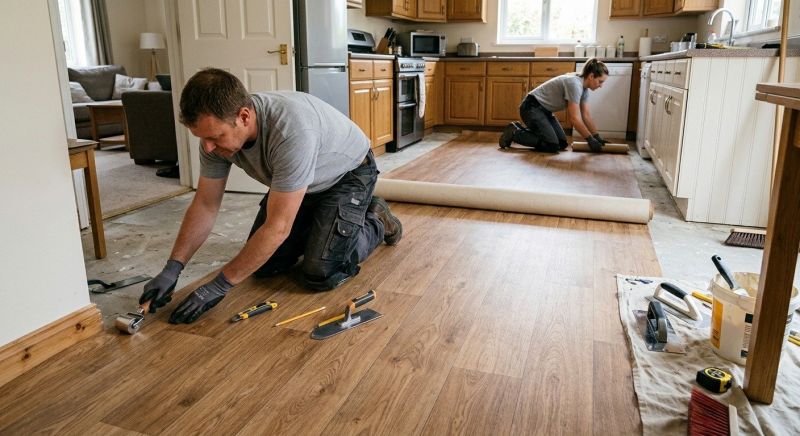 Linoleum Floor Installation in Reidsville, NC