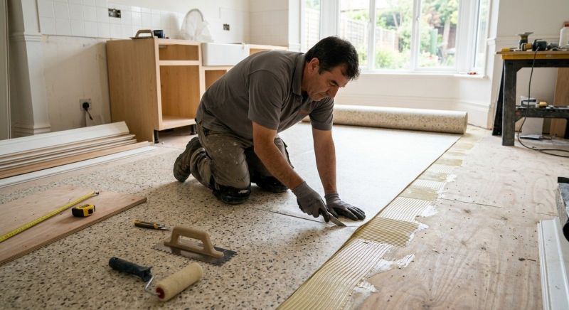 Linoleum Floor Installation in Madison, NC