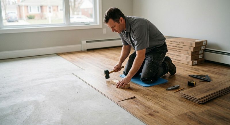 Linoleum Floor Installation in Summerfield, NC