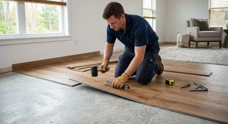 Luxury Vinyl Tile Installation in Burlington, NC