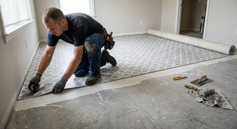 Sheet Linoleum Installation in Alamance County, NC
