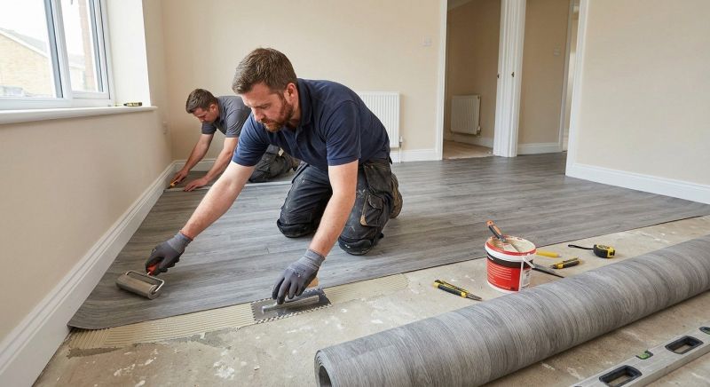 Sheet Linoleum Installation in Gibsonville, NC