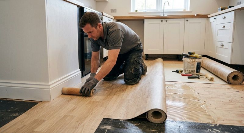 Sheet Linoleum Installation in Stokesdale, NC