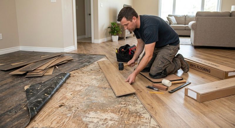Vinyl Floor Replacement in Reidsville, NC