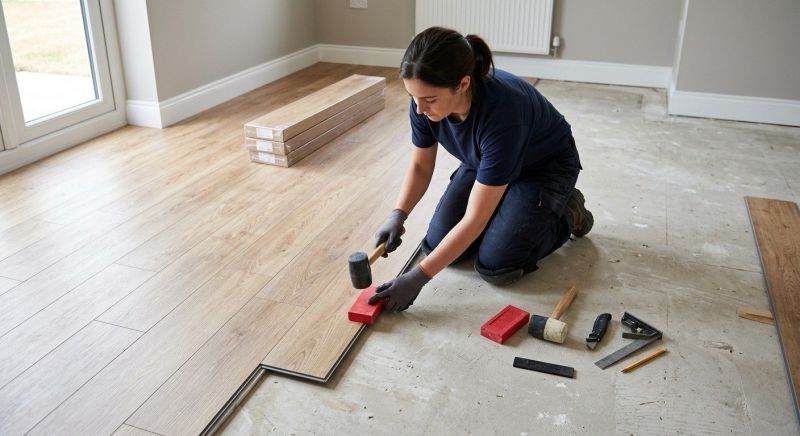 Vinyl Plank Floor Installation in Reidsville, NC