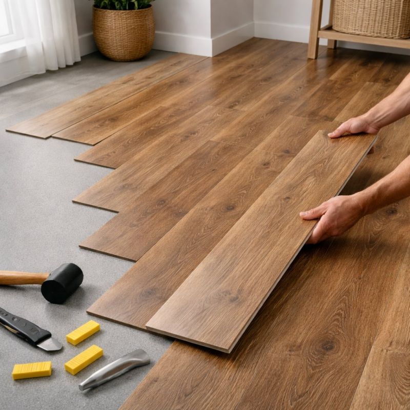 Vinyl Plank Floor Installation in Reidsville, NC